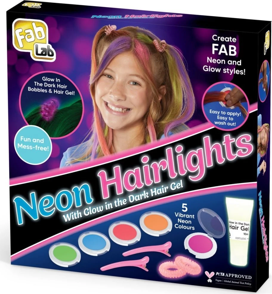 Baby Born Fab Lab Hair Lights – tamsoje švytinčios plaukų spalvos