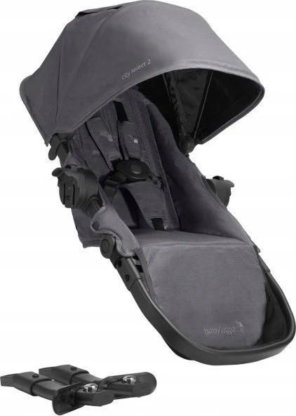 Baby Jogger City Select 2 pagrindinės papildomos sėdynės Radiant Slate vežimėliui