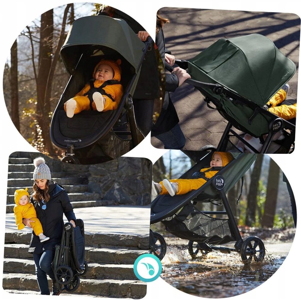 Vežimėlis BABY JOGGER BBJ WOZEK 2W1 CITY MINI GT2 GONDOL OPULENT Juodas