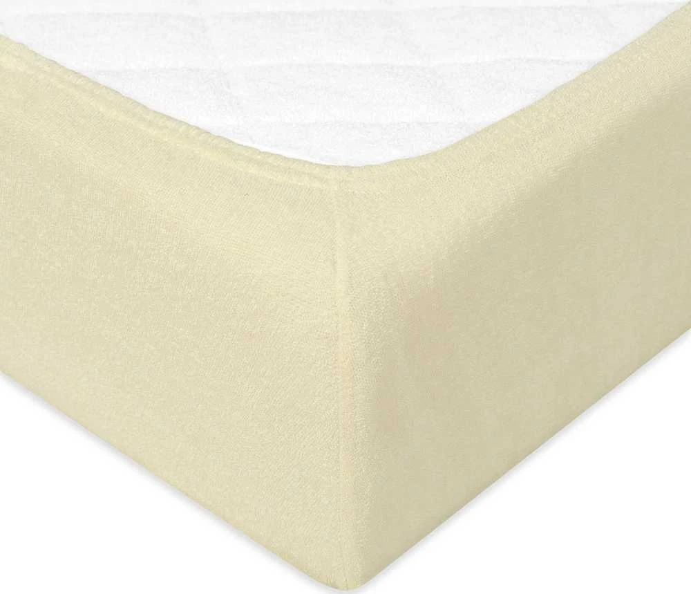 Baby Matex MATEX Neperšlampama paklodė TERRY su elastine juostele 60x120 [TB0023_02] ekri