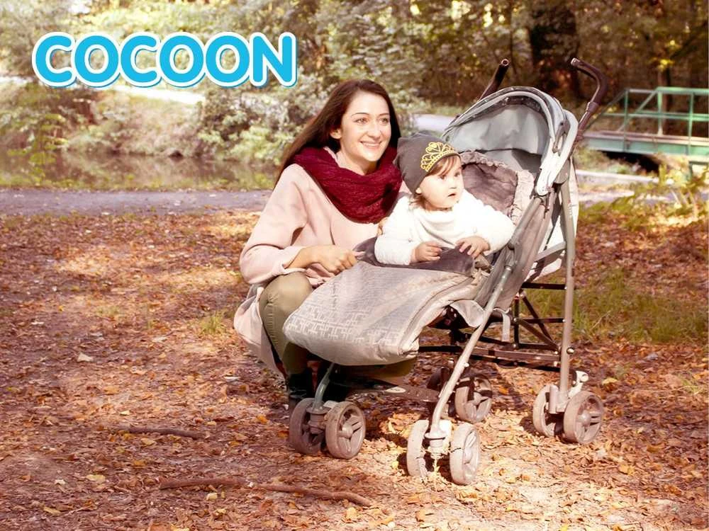 Baby Matex „Cocoon“ vežimėlio kilimėlis su grafito ratukais TDS100C-06