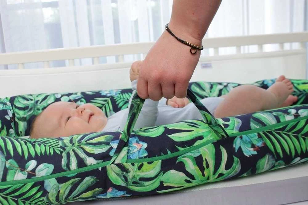 Baby Matex Kūdikio lizdelis palieka „DeLux“ kokoninį čiužinio slėgį mažinantį įklotą
