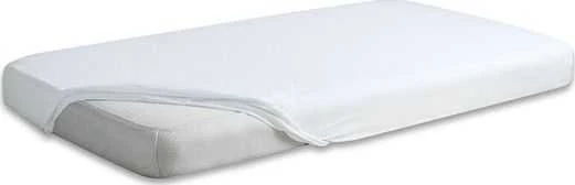 Baby Matex Vandeniui atsparus paklodės paklodė 70x140 Tencel 01 balta kūdikio lovelės kvėpuojantis paklotas
