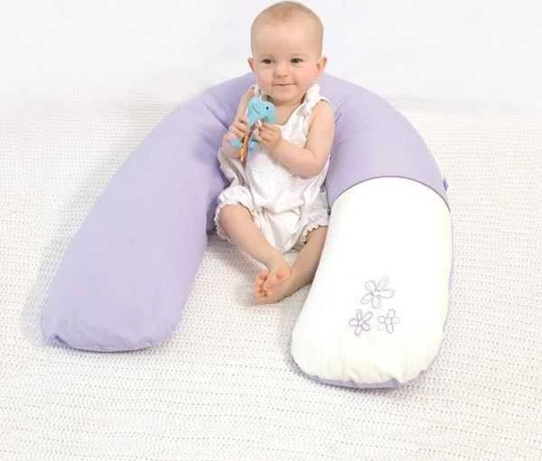 Baby Matex Relax 170 cm tukanų žalijos lapų R-42 pozicionavimo pagalvė žindymui, nėštumui, poilsiui