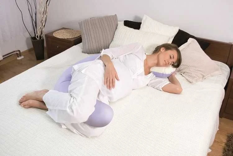 Baby Matex Relax 170 cm tukanų žalijos lapų R-42 pozicionavimo pagalvė žindymui, nėštumui, poilsiui