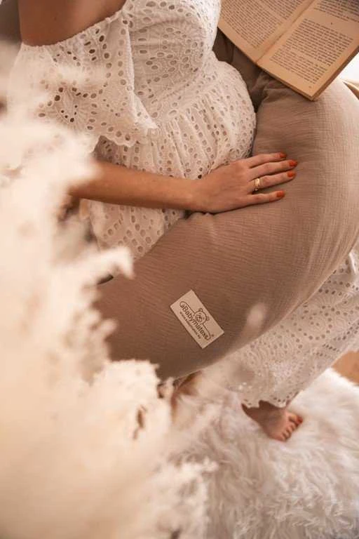 Baby Matex BabyMatex pagalvė 260 cm ilgio Nėštumo medvilnė Moon Muslin 17