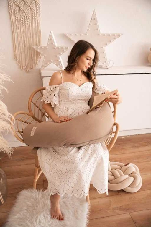 Baby Matex BabyMatex pagalvė 260 cm ilgio Nėštumo medvilnė Moon Muslin 17