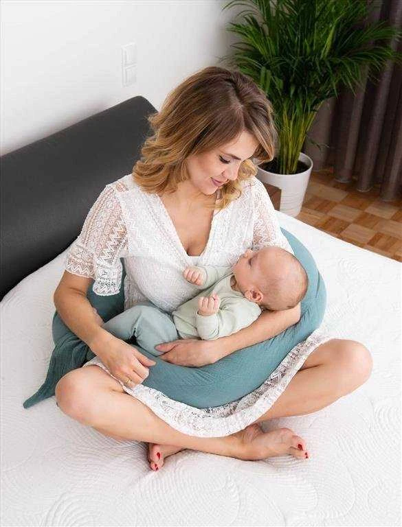 Baby Matex MATEX padėties nustatymo pagalvėlė MOON MUSLIN 260 cm [TB0076_34] Marine