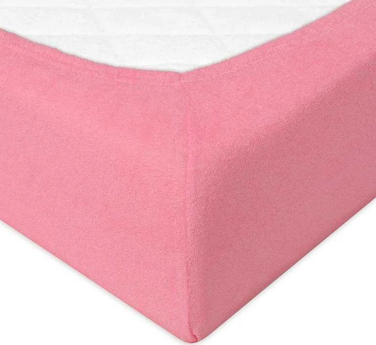 Baby Matex Kilpinė paklodė su guma 70x140 rožinė 10 Klasikinė