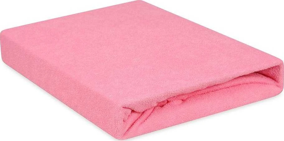 Baby Matex Kilpinė paklodė su guma 70x140 rožinė 10 Klasikinė