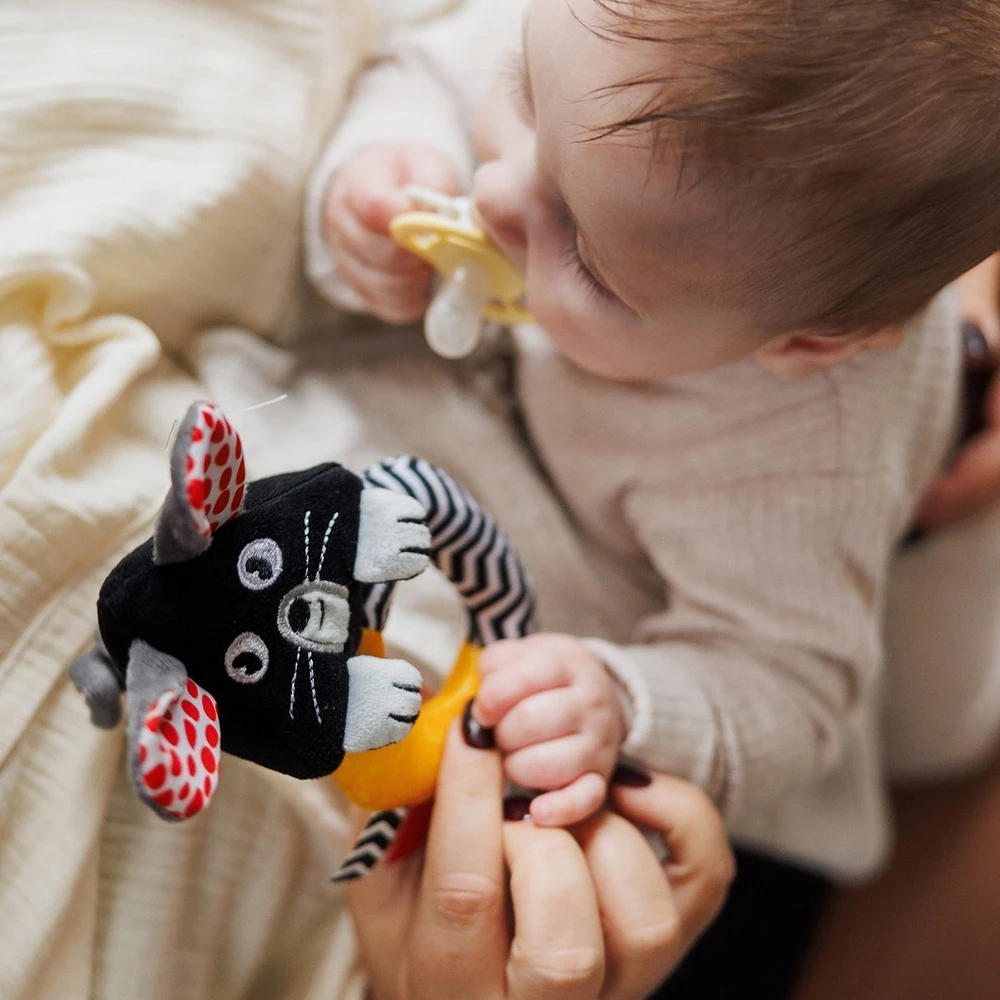 Baby Ono Babyono žaislas barškutis peliukas 1677
