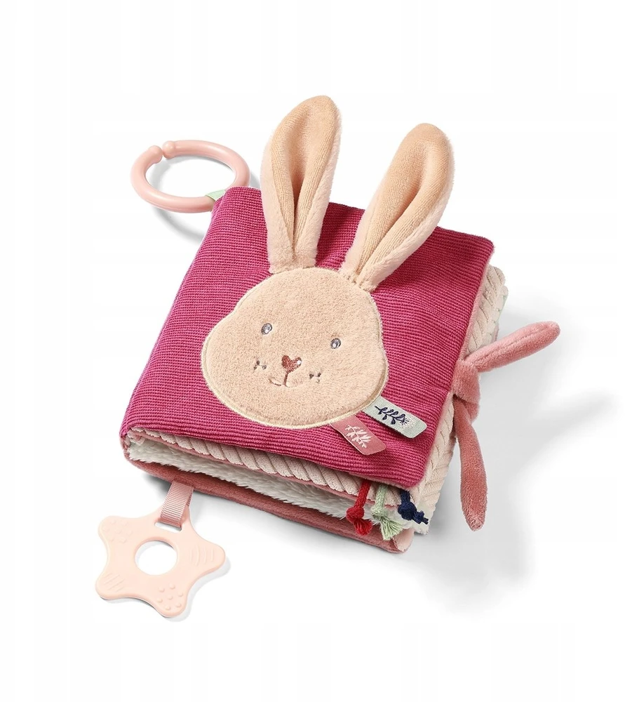 Baby Ono Kūdikių sensorinė knygelė Rabbit Karo
