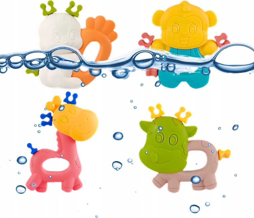 Baby Ono BabyOno kramtymo rinkinys kūdikiams, 4 vnt.