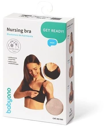 Baby Ono B.O.585/12 Liemenėlė maitinančioms E70-75 balta