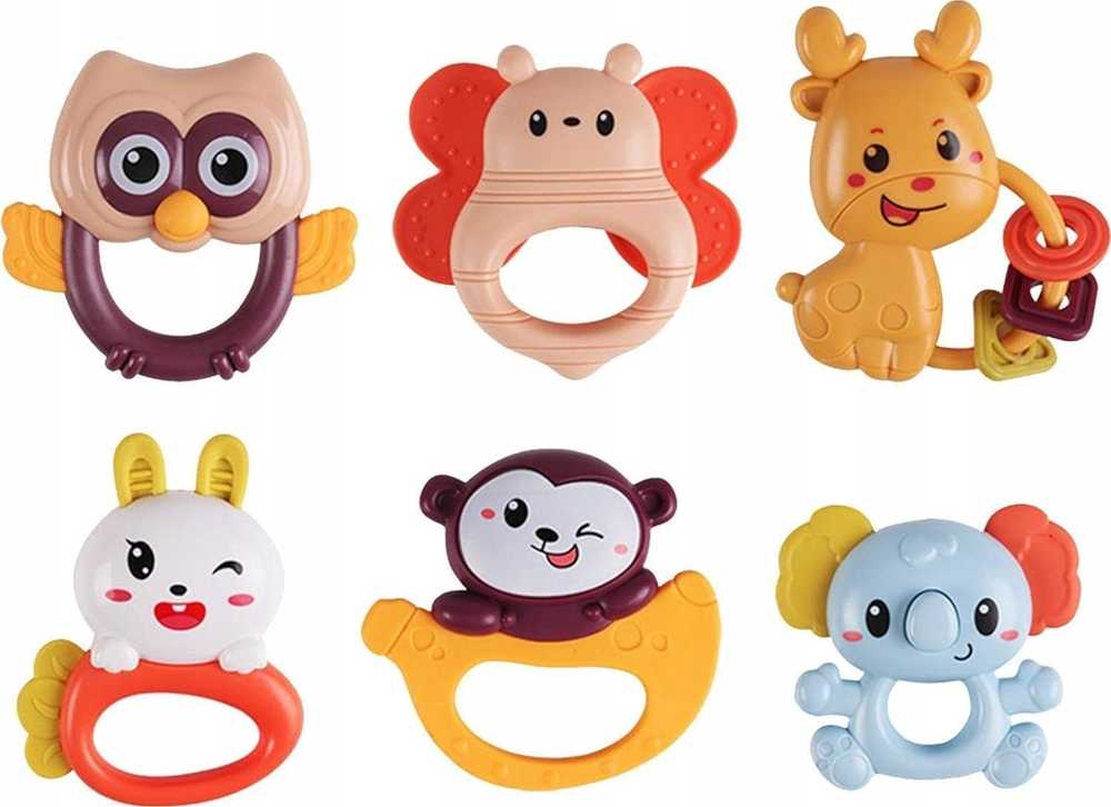 Baby Ono BabyOno 6 kramtukų rinkinys kūdikiams