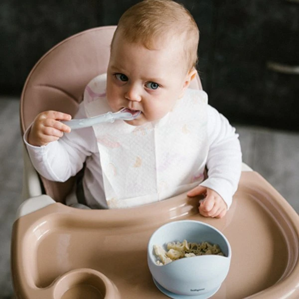 Baby Ono Babyono lėkštutė silikoninė neslystanti mėlyna 1481/01