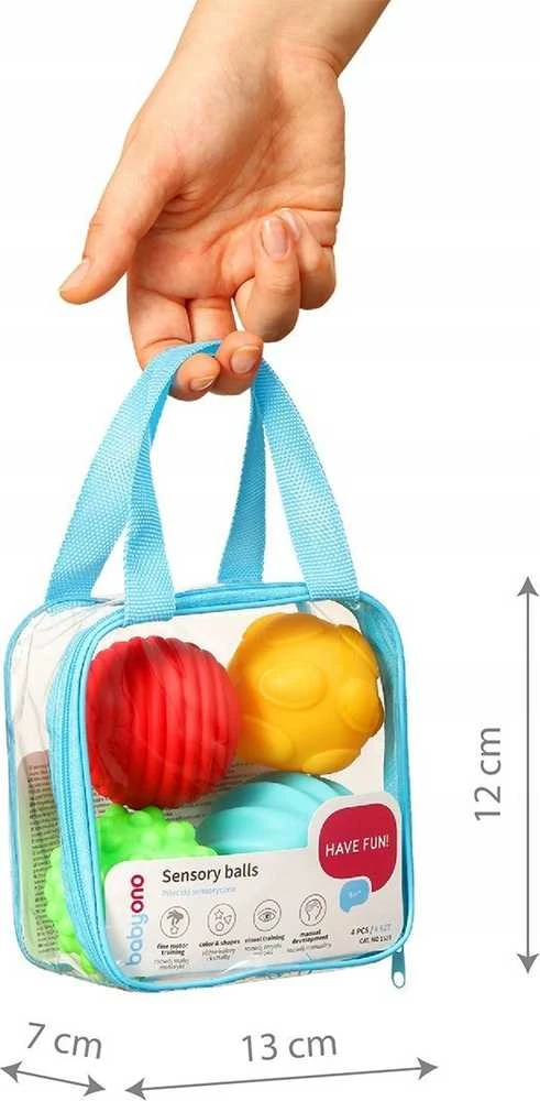 Baby Ono Babyono lavinamieji kamuoliukai 4 vnt 1529