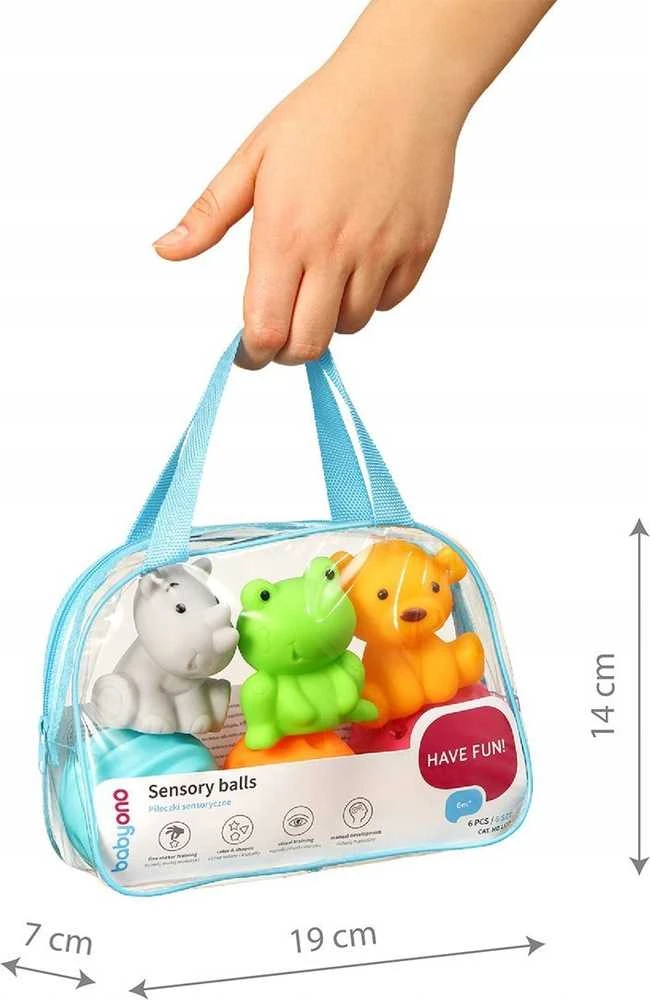 Baby Ono Babyono lavinamieji kamuoliukai 6 vnt 1530