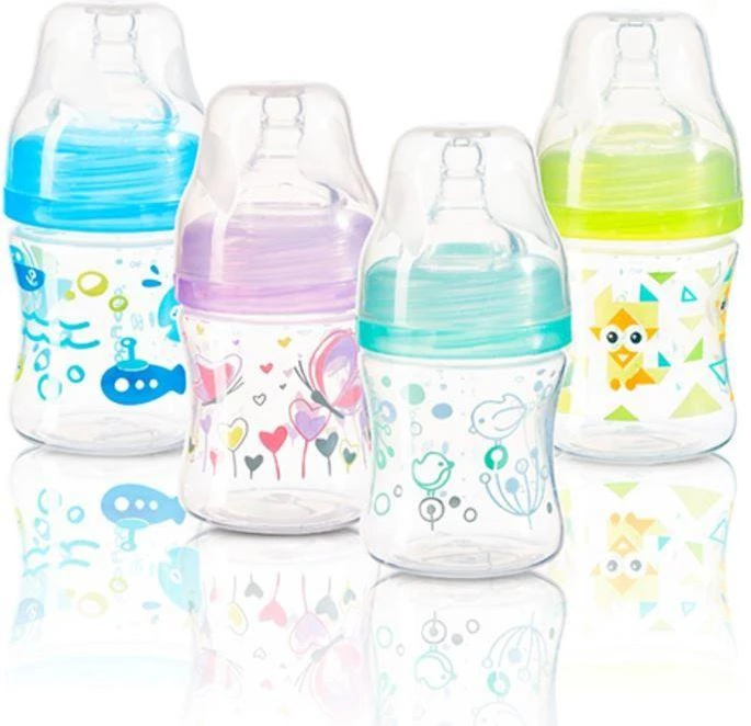 Baby Ono BabyOno dieglių nesukeliantis plataus kaklelio buteliukas 120 ml nuo 0 mėn mėtinis 402/01