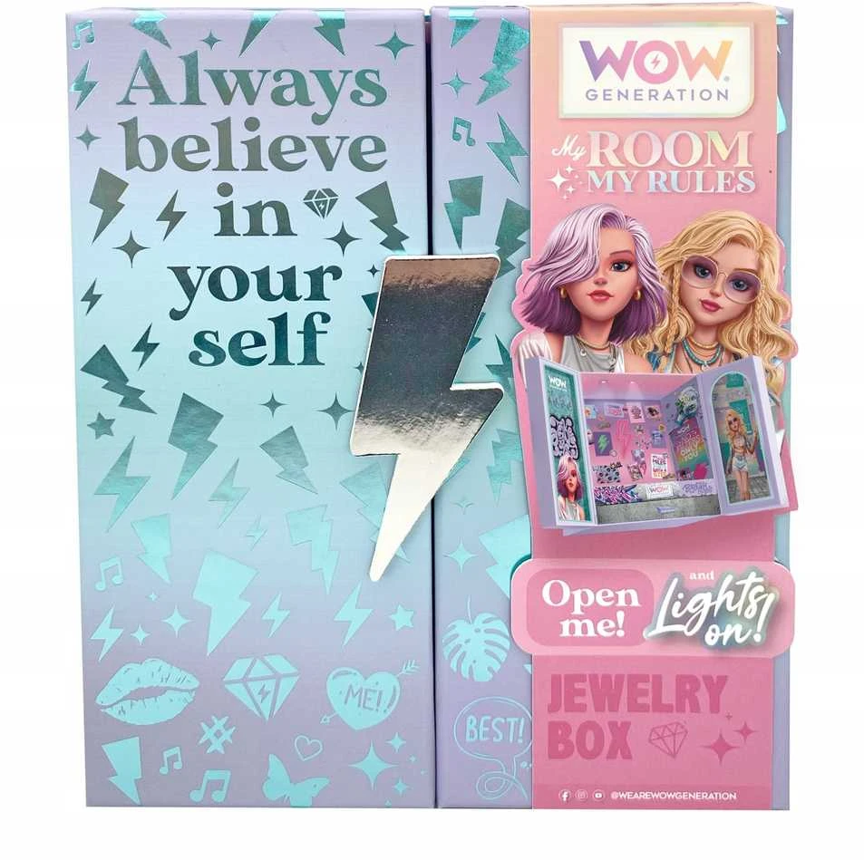 Kids Licensing PAPUOŠALŲ DĖŽUTĖ SU ŠVIESOS EFEKTEMIS WOW00115