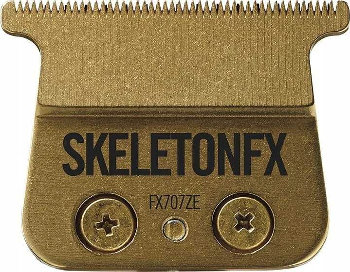 Babylisspro Peiliukas BaByliss PRO Skeleton Gold Trimmer Blade FX707ZE, skirtas visoms FX7870, FX726, FX797E plaukų kirpimo-kantavimo mašinėlėms-trimeriams