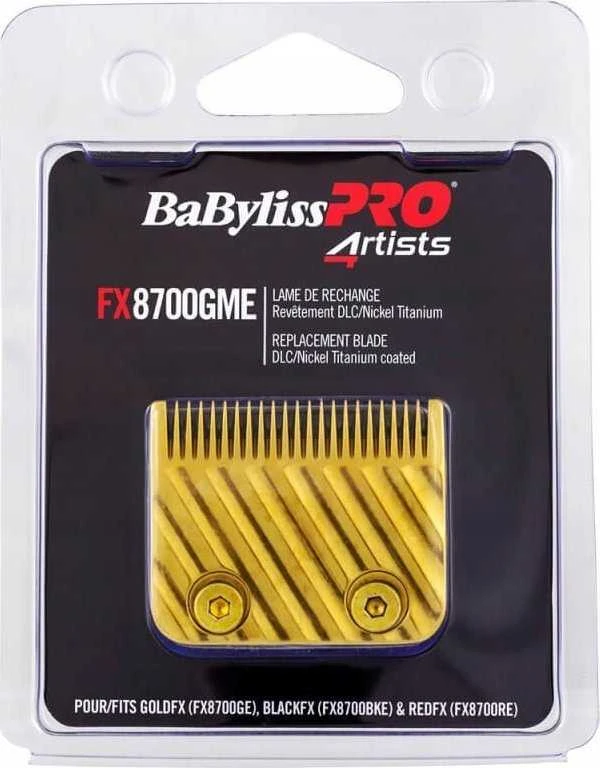 Peiliukas BaByliss PRO Clipper Wedge Blade DLC Coating FX8700GME, skirtas FX8700, FX825, FX895E plaukų kirpimo mašinėlėms