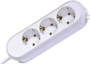 Bachmann lizdų juosta SMART 3 krypčių, balta 5,0 m, be jungiklio