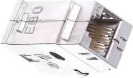 Bachmann RJ45 lizdas – rj45, Cat6 (940.044)