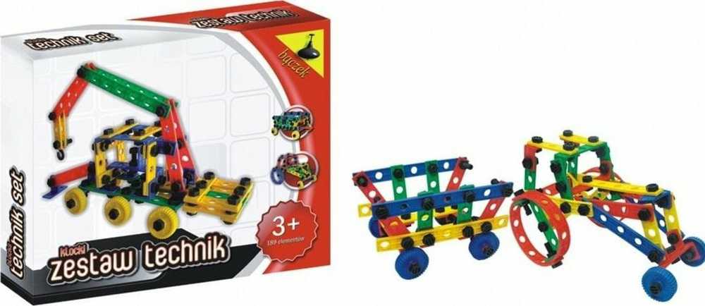 Baczek Klocki komplektas technik 183el