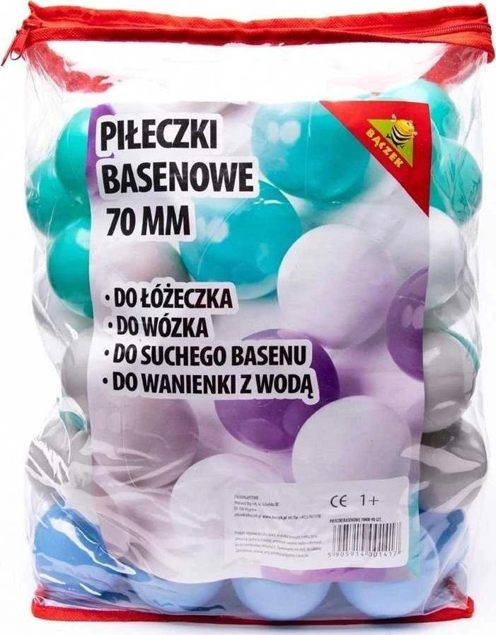 Baczek Pool kamuoliukai 7cm 70 vnt