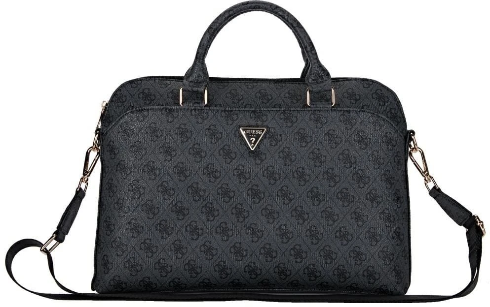 Guess PU 4G Triangle Logo Computer Bag 15/16" juodos spalvos
