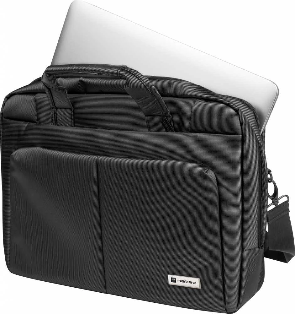 NATEC NTO-0814 Nešiojamas kompiuteris Bag GAZELLE 13inch - 14inch Juodas