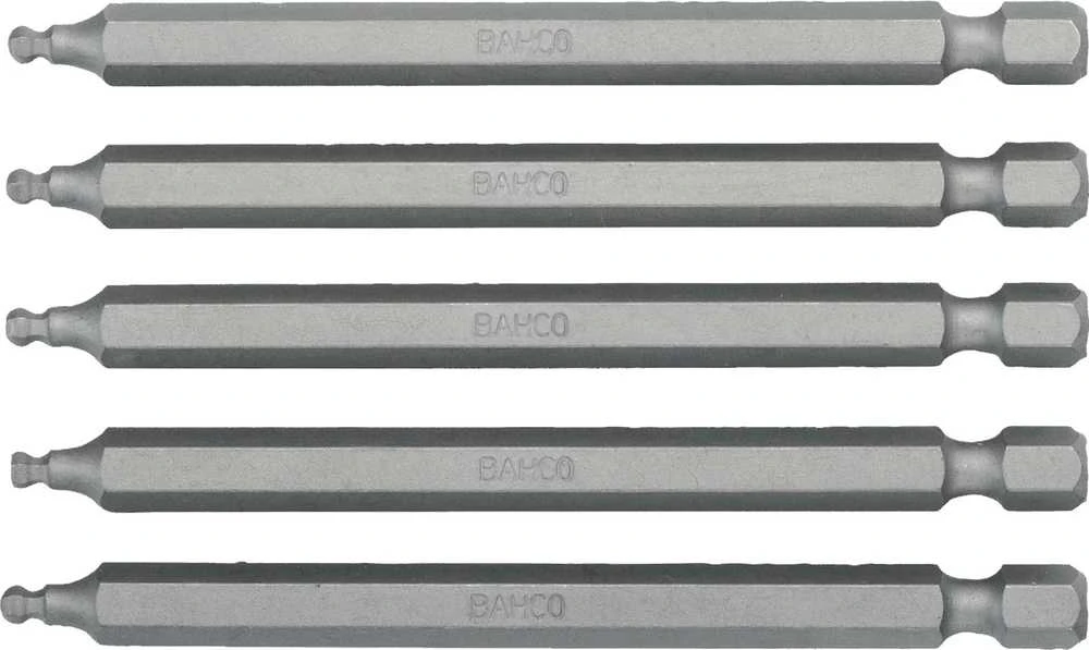 Bahco 1/4" antgalis šešiakampiams varžtams su rutuliuku 6x89 mm, 2 vnt. BAHCO