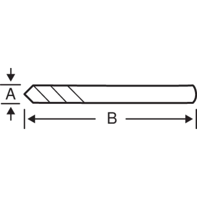 Bahco Centravimo grąžtas 6,35/81mm