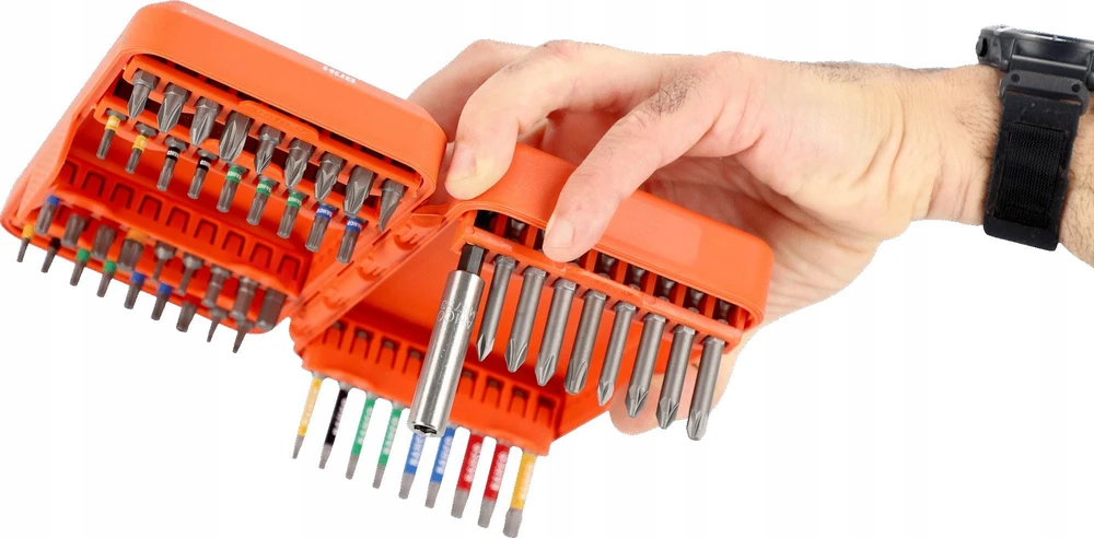 Bahco Antgalių rinkinys 1/4" 54vnt PH,PH2G,PZ,SL,Hex,TORX,