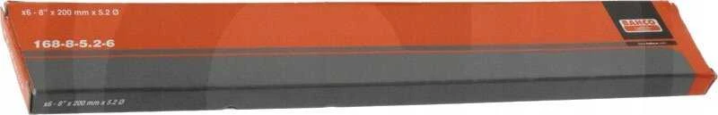 Bahco BAHCO APVALINĖ DIDĖLĖ 5,2x200mm GRANDINĖMS 6 vnt.
