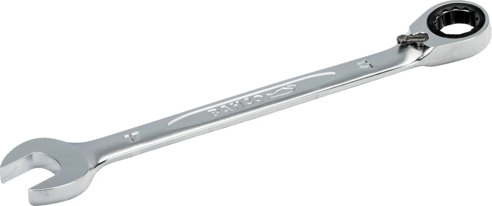 Bahco Kombinuotas terkšlinis reversinis raktas su žiedeliu 10mm