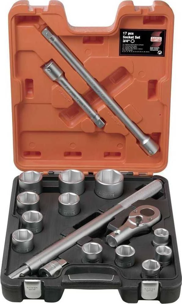 Bahco Galvučių ir priedų rinkinys 3/4" 22>50mm