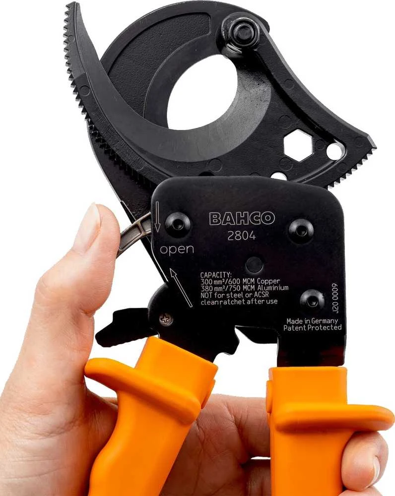 Bahco Kabelių žirklės Cu ir Al 280 mm BAHCO