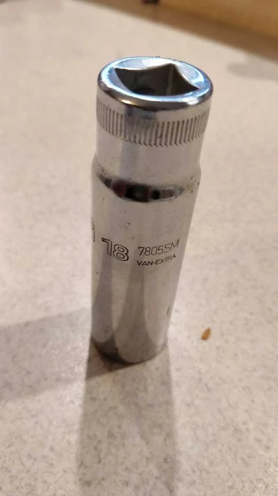 Bahco Galvutė šešiakampė ilga 7805SM 32mm 1/2"