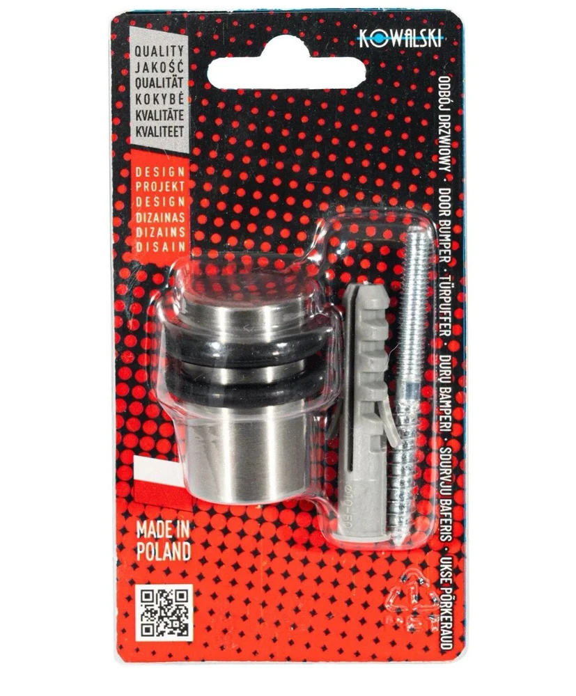 Decastyl Durų atmušėjas 25/40 mm nerūdijantis plienas Kowalski