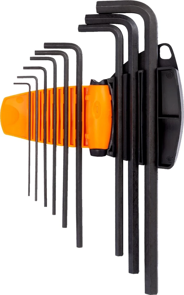 Bahco Metrinių juodintų šešiabriaunių raktų rinkinys, 9 vnt., 1,5-10 mm BAHCO