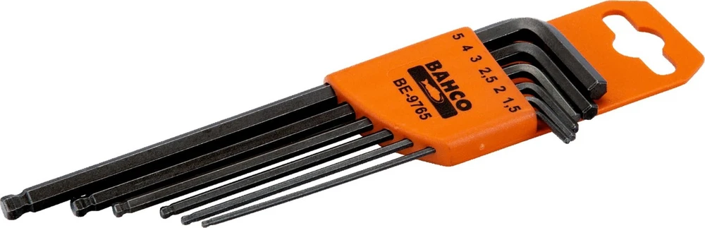 Bahco Rinkinys Allen keys su ball 6 vnt. 1,5-5 mm BAHCO