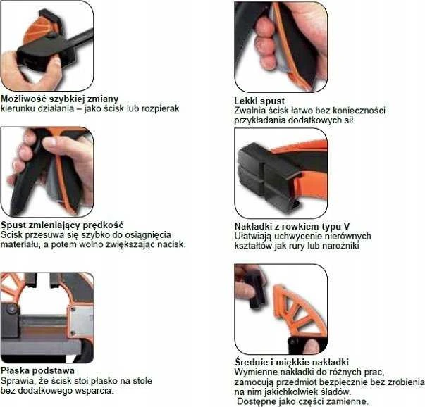 Bahco Spaustuvas-plėstuvas QCB 150mm