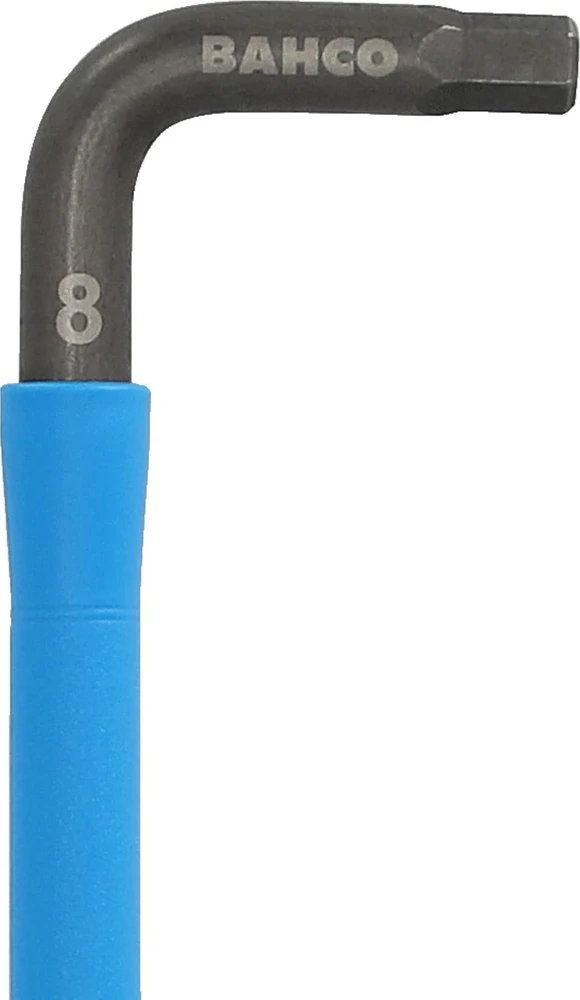 Šešiakampių L-raktų rinkinys Bahco 9vnt 1,5-10mm, pažymėti spalvomis