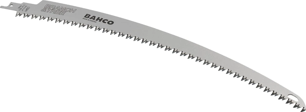 Bahco tiesinio pjūklo geležtė 350 mm 5TPI japoniški dantys, skirta 75-200 mm šakoms