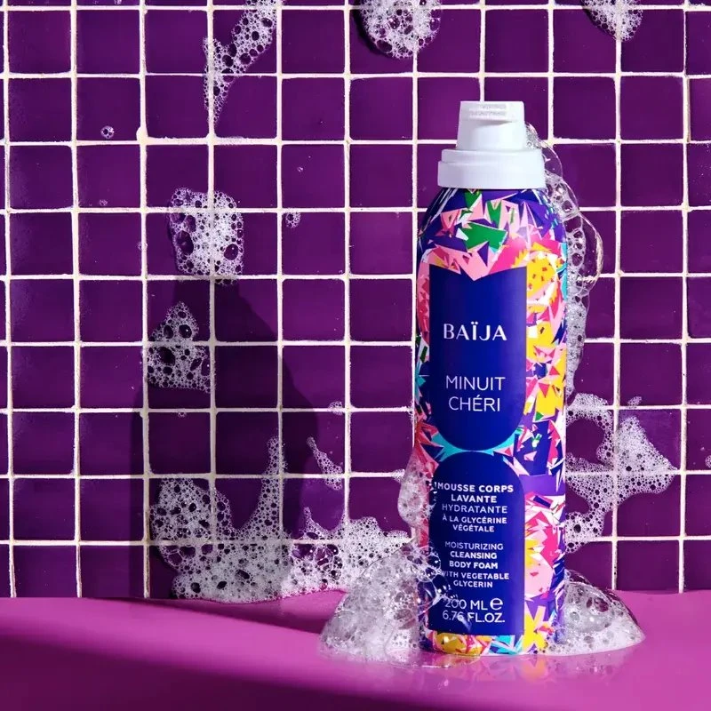 Baija Paris Baija Minuit Cheri drėkinančios ir valančios dušo putos, 200 ml