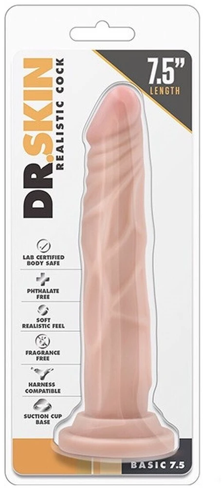 Baile Skaistalai DR. SKIN REALISTIC COCK BASIC 7.5 BEIGE