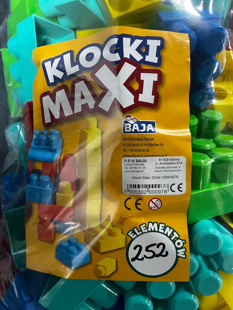 Baja Klocki Maxi 252el G88/0978 00978