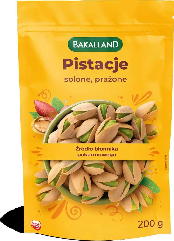 Pistacijos, skrudintos, sūdytos, BAKALLAND, 200 g